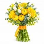 Свадебные букеты невесты из ранункулюсов