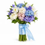 Свадебные букеты невесты из нарциссов