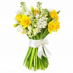 Свадебные букеты невесты с тюльпанами