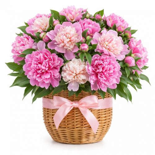 Цветочная композиция «Розовый сон»