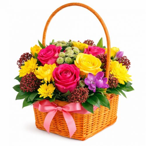 Цветочная композиция «Яркий рассказ»