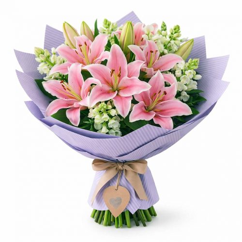 Букет цветов «Розовая мечта»