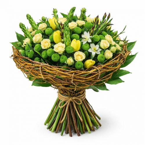 Букет цветов «Золотой штрих»
