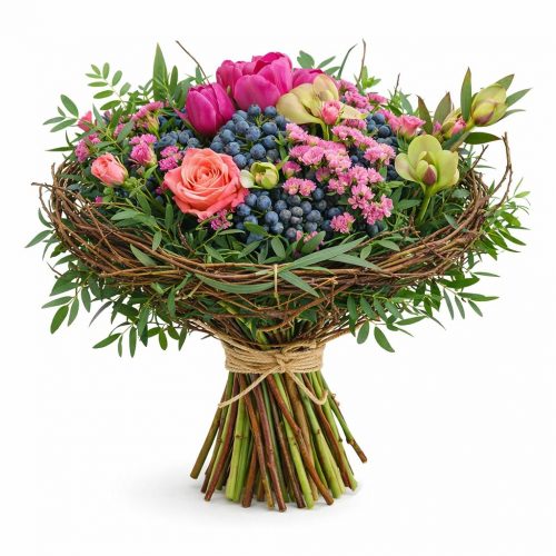 Флористический букет «Грездо глухаря»