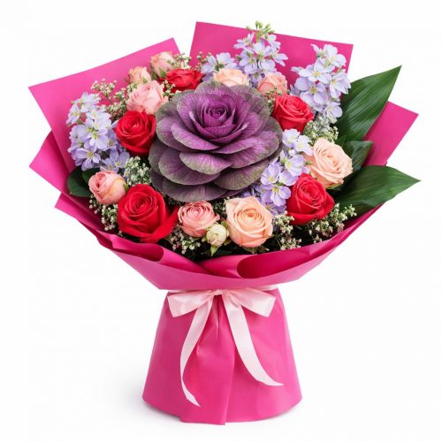 Цветочный букет «Романтический Вихрь»